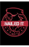 Nailed It: Blank Comic Book Sketchbook For Kids And Adults To Draw Your Own Cartoon For Hammerhead Shark Lovers And Fans Of Puns (6 x 9; 120 Pages)