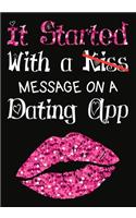 It Started With a Kiss Message on a Dating App