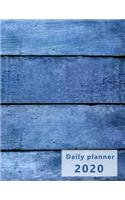 Daily Planner 2020: Large, 1 day per page. Daily Schedule, Goals, To-Dos, Assignments and Tasks. Includes Gratitude section, Meal planner, Mood and Water intake tracker