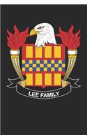 Lee: Lee Coat of Arms and Family Crest Notebook Journal (6 x 9 - 100 pages)