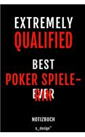 Notizbuch für Poker Spielerin: Originelle Geschenk-Idee [120 Seiten gepunktet Punkte-Raster blanko Papier]
