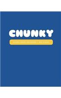 Chunky: Extra Large All-Purpose Daily Notebook, Journal, Diary / 500 Lined Pages (7.5 x 9.25 in.)(4 Huge Notebooks)