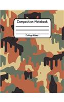 Composition Notebook: Cute College Ruled Lined Student School Journal