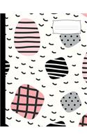 Scandinavian Shapes: Journal or Composition Notebook, 200 college rule lined pages