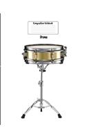 Compostion Notebook Drums