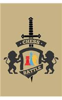 Chess Battle: Blank Lined Journal to Write in - Ruled Writing Notebook