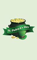 St Patrick's Day: Pot of Gold Lined Journal Notebook