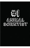 #1 Animal Scientist: Blank Lined Composition Notebook Journals to Write in