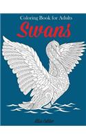 Swans Coloring Book