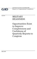 Military readiness