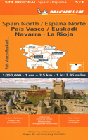 Pais Vasco Navarra Euskadi La Rioja - Michelin Regional Map 573