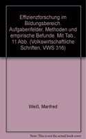 Effizienzforschung Im Bildungsbereich