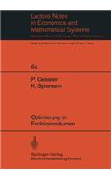 Optimierung in Funktionenräumen