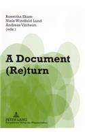 Document (Re)turn: Contributions from a Research Field in Transition