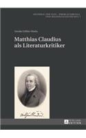 Matthias Claudius ALS Literaturkritiker