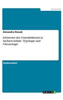 Schwerter der Urnenfelderzeit in Sachsen-Anhalt - Typologie und Chronologie: (German)