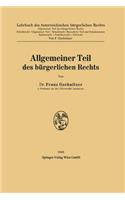 Allgemeiner Teil des bürgerlichen Rechts