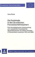 Die Textinhalte in den Grundschen Franzoesischlehrbuechern