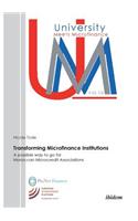 Transforming Microfinance Institutions