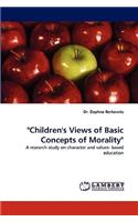"Children's Views of Basic Concepts of Morality"