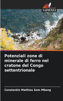 Potenziali zone di minerale di ferro nel cratone del Congo settentrionale