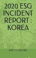 2020 Esg Incident Report