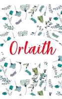 Orlaith: &#11088; 6x9 Lined notebook Journal - 120 pages - Personalized Gift for Orlaith - Perfect for Gift Colleague, Friends, Mom, GF - Gift for Valentine'