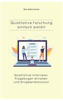 Qualitative Forschung einfach erklärt: Qualitative Interviews, Fragebogen erstellen und Gruppendiskussion