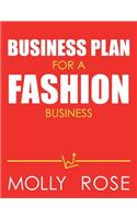 Business Plan For A Fashion Business