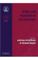 Origin and Evolution of the Elements