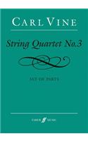 String Quartet No. 3: Score & Parts