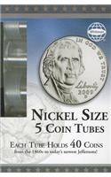 Whitman Nickel Size 5 Coin Tubes