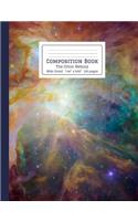 Composition Book The Orion Nebula Wide Ruled