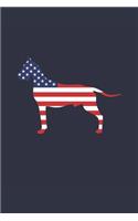 Great Dane Journal - Great Dane Notebook - Fourth Of July Gift for Great Dane Lovers