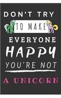 Don't Try to Make Everyone Happy You're Not a Unicorn