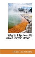 Satyras E Epistolas de Quinto Horacio Flacco