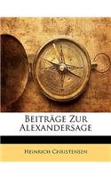 Beitrage Zur Alexandersage