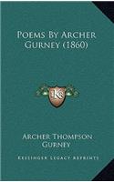 Poems By Archer Gurney (1860)