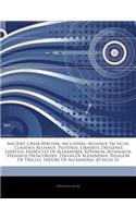 Articles on Ancient Greek Writers, Including: Aelianus Tacticus, Claudius Aelianus, Plotinus, Libanius, Diogenes La Rtius, Hierocles of Alexandria, So