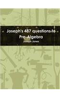 Joseph's 487 questions to Pre-Algebra: (English)