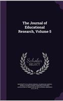 Journal of Educational Research, Volume 5