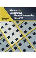 Methods for Quantitative Macro-Comparative Research