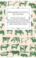 Management of Cattle on the Farm - A Collection of Articles on the Systems of Management for the Beef and Dairy Herd