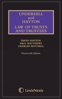 Underhill and Hayton Law of Trusts and Trustees Set