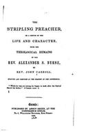 The Stripling Preacher, Or, a Sketch of the Life and Character