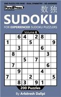 Sudoku Book for Experienced Puzzlers: 200 Puzzles (Volume 6)