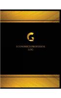 Economics Professor Log (Log Book, Journal - 125 pgs, 8.5 X 11 inches)