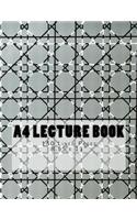 A4 Lecture Book 150 Lined Pages 8.5" x 11": Pattern Design