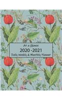 At a Glance 2020-2021 Daily Weekly & Monthly Planner: Jan-Dec