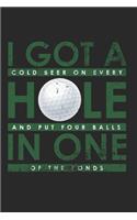Funny Golfing Notebook - Player Journal Planner: Hobby Golfer Club Organizer For Men Women